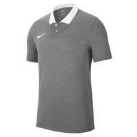 Nike Park 20 Polo Donkergrijs Wit