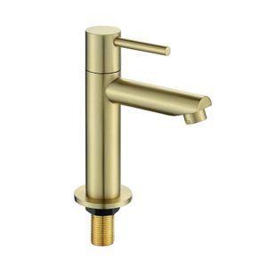 Best Design Toiletkraan Nancy Uitloop Recht 14 cm 1-hendel Mat Goud