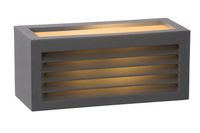 Lucide DIMO - Wandlamp Binnen/Buiten - 1xE27 - IP54 - Antraciet