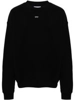 Off-White sweat en coton à logo imprimé - Noir