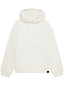 Courrèges hoodie à slogan brodé - Blanc