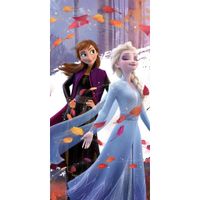 Disney Frozen Strandlaken Leaves - 70 x 140 cm - Katoen