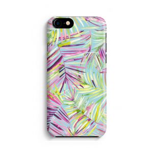 Tropical Palms Blue: Volledig Geprint iPhone 7 Hoesje