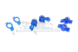 Front C-Hubs Front + Rear Knuckle Arms, Blauw - Traxxas Maxx