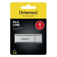 Intenso Alu Line USB flash drive 4 GB USB Type-A 2.0 Zilver - thumbnail