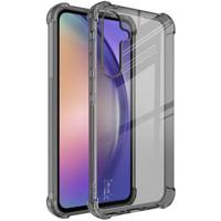 Samsung Galaxy A35 Imak Drop-Proof TPU Case - Doorzichtig Zwart - thumbnail