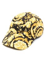 Versace casquette à imprimé baroque - Noir