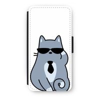 Cool cat: iPhone 8 Plus Flip Hoesje - thumbnail