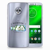 Motorola Moto G6 Plus Telefoonhoesje met Naam Boho Bottle