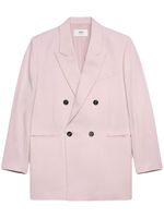 AMI Paris blazer oversize à boutonnière croisée - Rose