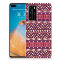 Huawei P40 TPU bumper Aztec Paars - thumbnail