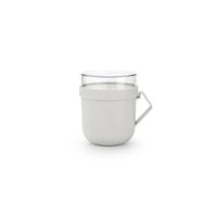 Brabantia Make & Take soepbeker 0,6 liter, kunststof - Light Grey - thumbnail