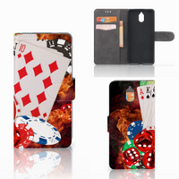 Nokia 3.1 (2018) Wallet Case met Pasjes Casino