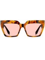 ETRO lunettes de soleil à monture papillon - Noir