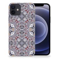 iPhone 12 | 12 Pro (6.1") TPU Siliconen Hoesje Flower Tiles - thumbnail