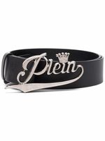 Philipp Plein ceinture à boucle logo - Noir - thumbnail