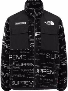 Supreme x The North Face veste en polaire - Noir