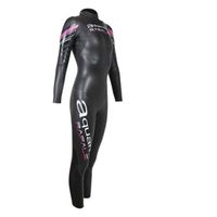 Aquaman Rafale lange mouw wetsuit zwart/roze dames M