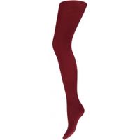 Microfiber dames panty bordeaux rood L/XL  -