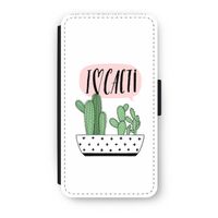 I love cacti: iPhone X Flip Hoesje