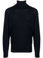 FURSAC roll-neck wool jumper - Bleu - thumbnail