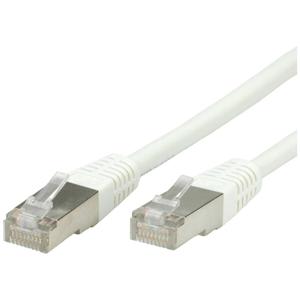 VALUE Patchkabel Cat.6 (Class E) S/FTP (PiMF), wit, 1 m