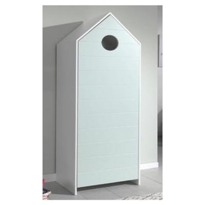 Vipack - Kleerkast Casami - 57x171cm - Muntgroen - Modern - Massief hout - 2 jaar - Groen - Wit - 170-189cm - 40-59cm - 20-39cm - Zelfbouwpakket - Rechte poot - Zonder verlichting - 1 - 4 - Geen - Zonder lades - Met deuren - Zonder spiegel - kleerkasten - Niet verstelbaar - Casami