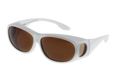 FitOfar Overzetzonnebril ivoorwit unisex categorie 4 VZ 0015U