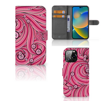 iPhone 14 Pro Max Hoesje Swirl Pink