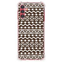 Samsung Galaxy A13 5G | A04s Doorzichtige Silicone Hoesje Aztec Brown - thumbnail