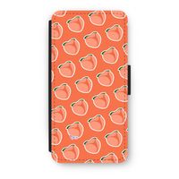 Just peachy: iPhone 7 Flip Hoesje