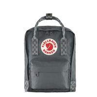 Fjallraven Kanken Mini Rugzak super grey/chess patern