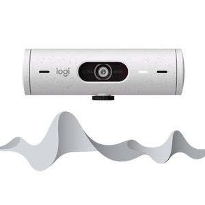 Logitech Brio 500 Full HD-webcam Klemhouder, Stereomicrofoon, Geïntegreerd afdekpaneel