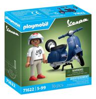 PLAYMOBIL Vespa - 71622 1969 Vespa 150 Sprint Veloce, blauw constructiespeelgoed 71622