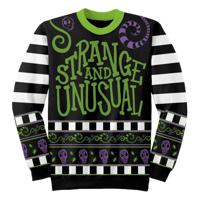 Beetlejuice Sweatshirt Jumper Strange & Unusual Size S - thumbnail