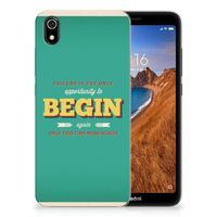 Xiaomi Redmi 7A Siliconen hoesje met naam Quote Begin