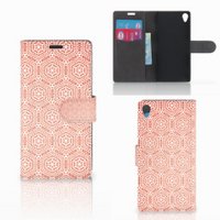 Sony Xperia Z3 Telefoon Hoesje Pattern Orange