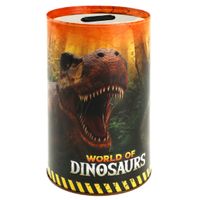 Dieren kinder spaarpot dinosaurus 10 x 15 cm - thumbnail