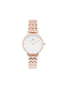 Daniel Wellington montre Petite Melrose Lumine 28 mm - Blanc