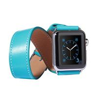 Kakapi Double Strap bandje - Turquoise - Compatible met Apple Watch 44mm / 45mm / 46mm / 49mm - Compatible Apple watch bandjes