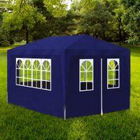 Partytent Feesttent 3x4 mtr blauw - thumbnail