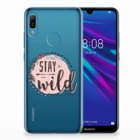 Huawei Y6 2019 | Y6 Pro 2019 Telefoonhoesje met Naam Boho Stay Wild