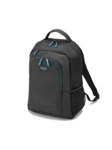 Dicota Spin Backpack 14-15.6 Laptoprugzak Geschikt voor max. (laptop): 39,6 cm (15,6) Zwart, Blauw