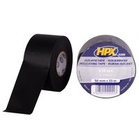 HPX PVC isolatietape | Zwart | 50mm x 33m - IB5033 | 24 stuks IB5033