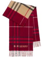 Burberry écharpe à motif Vintage Check - Rouge - thumbnail