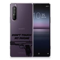Sony Xperia 1 II Silicone-hoesje Pistol DTMP