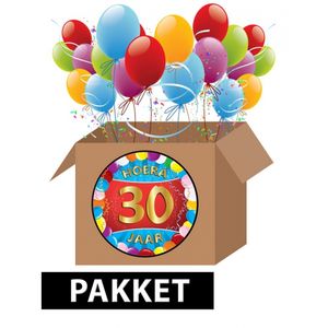 30 jaar feestartikelen pakket   -