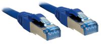 LINDY 47150 RJ45 Netwerkkabel, patchkabel CAT 6A S/FTP 3.00 m Blauw 1 stuk(s)