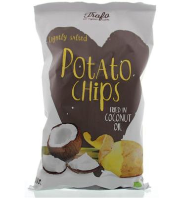 Trafo Trafo Chips Kokosolie Gebakken Bio (100g) Trafo Trafo Chips Kokosolie Gebakken Bio (100g)