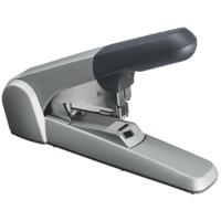 Leitz Heavy Duty Nietmachine, Capaciteit Tot 60 Vel, Ergonomische Metalen Behuizing, Zilver, Inclusief Nietjes, Flat Clinch 55520084